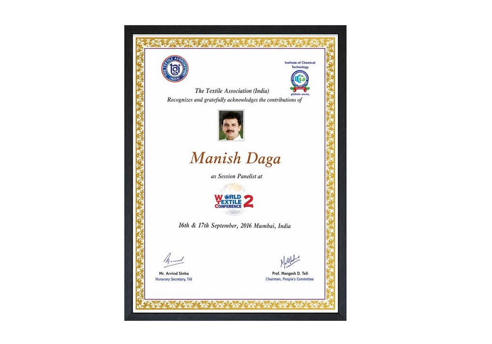 Recognition as session panelist